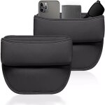 Lntyq 2 pices bote de rangement pour sige de voiture, organisateur voiture en cuir, poche latrale ...