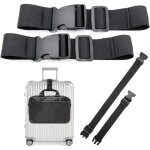 Lntyq lot de 2 sangles courtes de 30 - 50 cm pour valises pour ajouter un sac, sangle de fixation de ...