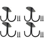 4 pcs porte tasse suspendu, porte - gobelet à café métal noir rack 2 crochets, pour ranger et suspendre ... 4 pcs porte tasse suspendu, porte - gobelet à café métal noir rack 2 crochets, pour ranger et suspendre ...
