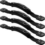 Lntyq lot de 4 poignes de transport pour cano, kayak, poignes de kayak avec rainure antidrapante, ...