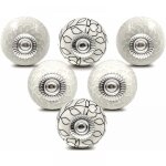 Lntyq bouton de meuble porcelaine poignee commode ceramique boutons de porte vintage pour placard tiroir ...