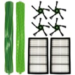 Lntyq brosse cylindrique latrale et filtre hepa  poussire pour aspirateur irobot roomba s9 (9150) ...