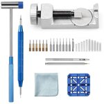 Lntyq chasse - goupille de montre, kit de réparation, outil pour ajuster, remplacer et perforer le bracelet ... Lntyq chasse - goupille de montre, kit de réparation, outil pour ajuster, remplacer et perforer le bracelet ...