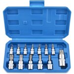 Coffret de 13 douilles torx t8 - t70 embouts de tournevis femelles en acier au chrome vanadium 1 / 4' ...