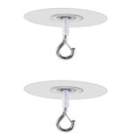 Lntyq crochets de plafond adh�sifs sans per�age pour plantes, crochets � ?illet adh�sifs pour suspendre ...