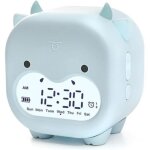 Lntyq - horloge de table num�rique led avec fonction snooze, affichage de l'heure, lumi�re de nuit, r�veil ...