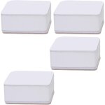 L�ve - lit, 4 pi�ces rehausseur de meuble auto - adh�sif antid�rapant pour la maison pour canap� (blanc) ...