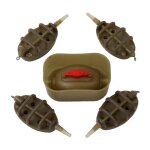 Mangeoire plate en ligne, mangeoires de pche en ligne avec moule  libration rapide, accessoires de ...