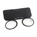 Lntyq mini nose clip lunettes, lunette loupe sans branche, mini portable pince nez lunettes de lecture ...