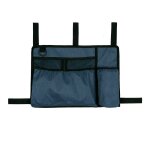 Sac de dambulateur pour fauteuil roulant, accoudoir - sac de rangement mains libres avec porte - gobelet ...