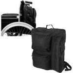 Lntyq sac de rangement portable pour fauteuil roulant 40 x 14 x 48 cm sac  dos tanche pour scooter ...