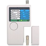 Lntyq - testeur de c�ble r�seau multifonction 4 en 1, testeur de c�bles r�seau rj11 rj45 usb bnc pour ...