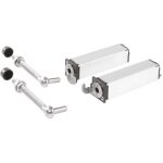 Locinox - paire de charni�re � ressort swing pour portillon 150mm p00009389