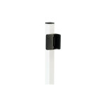 Gche pour serrure portillon de piscine - locinox noir 60