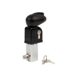 Locinox - serrure pour portillon de piscine twist40 pour profils de 40mm - coloris noir