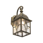 London - lanterne murale - 1 lumi�re - l 151 mm - bronze - classique / antique, rustique - �clairage ...