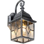 London - lanterne murale - 1 lumire - l 15. 1 cm - argent - classique / antique - clairage extrieur ...