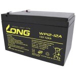 Long wp12 - 12a / f1 wp12 - 12a / f1 batterie au plomb 12 v 12 ah plomb (agm) (l x h x p) 151 x 98 x ...