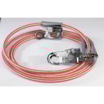 Longe de maintien travail renforce 'elagueurs' cordage acier 3m sassi - 138t3
