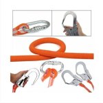 Longe de s�curit� 1. 6m - harnais anti - chute avec crochet en acier - r�sistante et confortable - protection ...