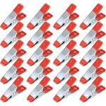 Longziming - 20 pi�ces pinces � ressort m�tal, mod�lisme pince � �piler, ressort m�tallique pinces avec ...