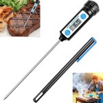 Thermom�tre cuisine, thermom�tre �lectronique � pointe inox, lecture instantan� thermom�tre cuisson, ...