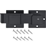 Loquet de portail rabattable de 19, 1 cm avec trou de cadenas, loquet de porte r�glable en alliage d'aluminium ...