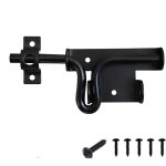 Loquet de portail robuste avec poign�e ? verrou coulissant pour portails en bois, interrupteur double ...