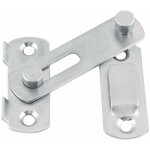 Loquet porte 20x50x70mm argent, verrou  bascule en acier inoxydable porte coulissante verrouillage de ...