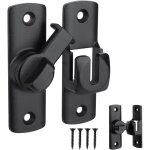 Loquet porte 90 / 180 degr�s, verrou porte avec vis, verrou serrure de fermeture porte, bloque porte ...