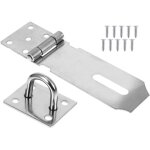 Loquet de porte robuste en acier inoxydable avec vis, fermoir de porte, verrou de portail, loquet de ...