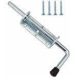 Loquet  ressort, 220 mm, verrou  barillet en mtal avec poigne, goupille de loquet  ressort robuste ...