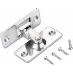 Loquet de serrure de porte � 90 degr�s, loquet de verrouillage � angle de s�curit� en acier inoxydable ...