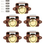Loquet de verrouillage  bouton - poussoir d'armoire 5psc boulon de verrouillage de porte sans cl, en ...