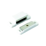 Vynex - loqueteau magn�tique gache mobile blanc 6mm - 2 pce