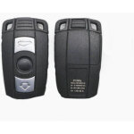 Lot de 1, accessoires de voiture, bmw smart key holder for 5, 6 series 3 - button keyless entry, remote ...