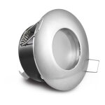 Lot de 1 cadres pour spots à encastrer, la coquille de spots acier inoxydable brossé, , utilisé pour ... Lot de 1 cadres pour spots à encastrer, la coquille de spots acier inoxydable brossé, , utilisé pour ...