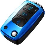 Lot de 1 �tui de protection de cl� pour volkswagen pour, skoda / sciat / jetta mk1 - mk6 polo r / gti ...