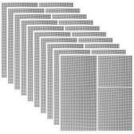 Lot 10(12cm10cm), kit de r�paration d'�cran de fen�tre, kit de r�paration de moustiquaire, 3 tailles ...