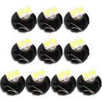 Lot de 10 ampoules � 2 led t4. 2, smd 1210, 20 lm - extr�mement lumineuses pour tableau de bord de voiture, ...