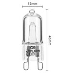 Cyslmuk - lot de 10 ampoules filament g9 40w - capsule halogène ? 220 / 240v Cyslmuk - lot de 10 ampoules filament g9 40w - capsule halogène ? 220 / 240v