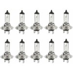 Zvd - lot de 10 ampoules halognes led 12v h7 55w - longue dure, blanc, feux de croisement pour voiture ...