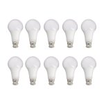 Lot de 10 ampoules led a60, culot b22, 14, 2w cons. (100w eq. ), lumire blanc chaud - rpack10mb1521g ...
