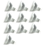 Superled - lot de 10 ampoules led mr16 6w clairage 50w - blanc chaud 2700k