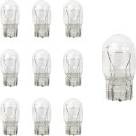 Lot de 10 ampoules t20 7443 12v 21 / 5w pour feux de voiture , blanc