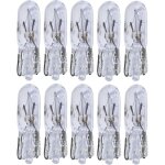 Lot de 10 ampoules t5 12v 1. 2w pour tableau de bord