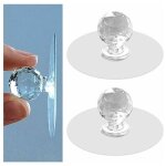 Lot de 10 boutons de tiroir d'armoire transparents, armoires de cuisine, vanit� de salle de bain, portes ...