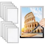 Lot de 10 cadres photo magn�tiques a4 - format a4 - cadre d'information - cadre d'information - cadre ...
