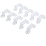 Lot de 10 cavaliers de fixation pour ruban led 7w / m 14mm