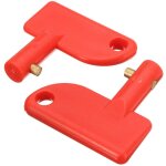 Lot de 10 cl� d'interrupteur de coupure de batterie de voiture, cl� coupe circuit batterie voiture, cl� ...